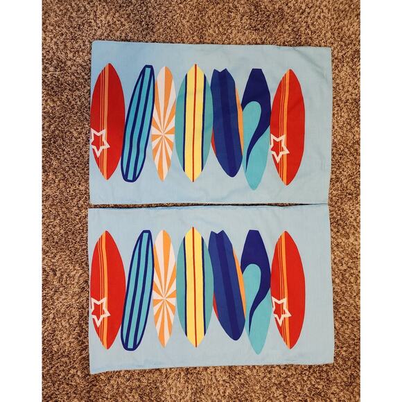 Duvet Cover 2 Pillow Cases Surboards Full Size 83" x 70" - Picture 5 of 5